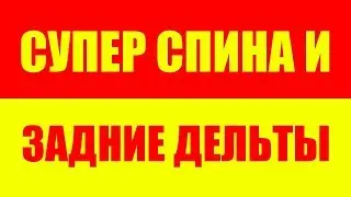 ЛУЧШЕЕ УПРАЖНЕНИЕ НА СПИНУ И ЗАДНИЕ ДЕЛЬТЫ - УПРАЖНЕНИЯ ДЛЯ СПИНЫ И ЗАДНИХ ДЕЛЬТ СПИНА ЗАДНЯЯ ДЕЛЬТА
