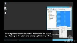 Automate User Accounts with Active Directory on Windows Server 2012 R2