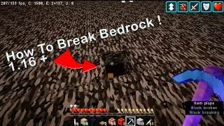 Easiest Way To Break Bedrock in Minecraft 1.19+