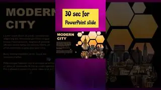 PowerPoint Slide in 30 sec✨🥵 #powerpoint #powerpointtutorial