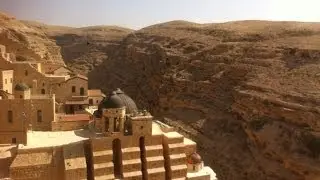 [HD] The way to the mar saba monastery