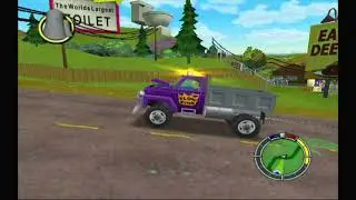 The Simpsons Hit & Run Gamecube - Wii U Injection Gameplay