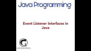 Event Listener Interface in Java - Abhishek S. Rao
