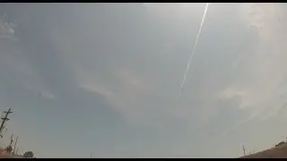 Stratospheric Aerosol Injection - Fake clouds - 150x speed time lapse