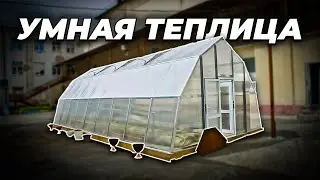 Построили теплицу в школе