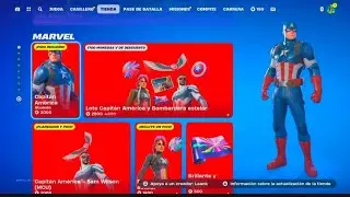 NUEVA TIENDA HOY 24 DE AGOSTO REGRESO SKINS DE CAPITÁN AMÉRICA