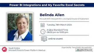 Power BI Integrations and My Favorite Excel Secrets with Belinda Allen