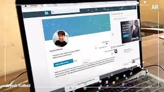 Augmented Reality Floating LinkedIn Profile