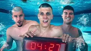 TAKMIČIMO SE KO ĆE DUŽE IZDRŽATI ISPOD VODE !