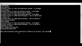 How to #Uninstall Program using #Command Prompt In #Windows 10 | Networking SS