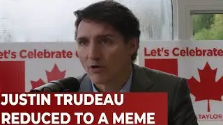 TOO FUNNY!  Trudeau BOMBS on small Podcast