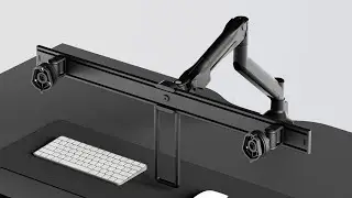 Introducing LEVO -  Dynamic monitor Arm - Arrow Group x Renderly (3D Product Animation)