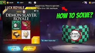 server error 500 Gold Royal  | network issue please try again later | ff new event today