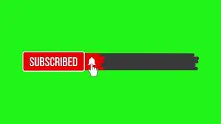 YouTube like subscribe Bell icon buttons green screen.end screen.