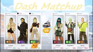 Freestyle 2 My New Draft Charlotte😼. 7️⃣ games of Dash vs Dash 🏃💨