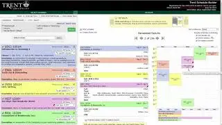 Using Visual Schedule Builder