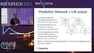 Fast Text-Only Domain Adaptation of RNN-Transducer Prediction Network - (Oral presentation)