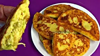Картофель с кабачками и получаются вкусные пирожки