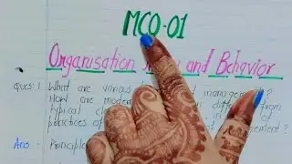 #IGNOU MCO 1 Solved Assignment 2024-25 !! mco 01 solved assignment 2024-2025 Info By Study Zone
