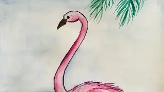 МАСТЕР-КЛАССС//РИСУЕМ ФЛАМИНГО🦩