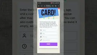 Create birthday cards for your loved ones!