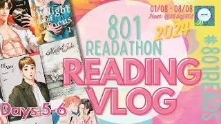 801 READATHON 2024 READING VLOG #801Reads || 5th - 6th August