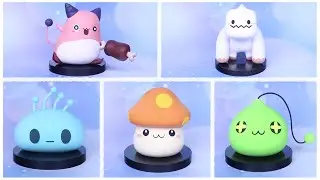 피규어 만들기 | Maple Story Monster Air dry Clay figure Tutorial | 메이플스토리 클레이피규어 만들기