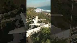 Gravamos um setna asa de um avião em Bali 🤯✈️