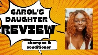 Carol's Daughter Shampoo and Conditioner #shampooandconditioner