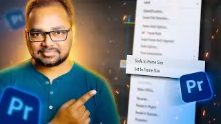 Difference pata hai? 🤔 Scale to Frame Size vs Set to Frame Size | Adobe Premiere Pro