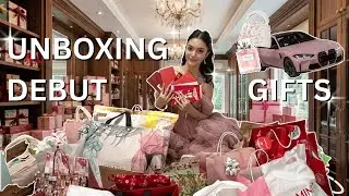 Unboxing My 18th Birthday Debut Gifts 🎁✨ | Filipino Vlogger + Aesthetic Vlog