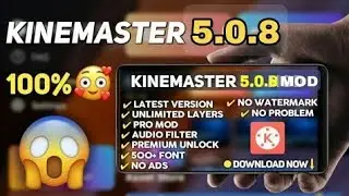 KINEMASTER 5.0 NEW MOD FREE  PREMIUM || KINEMASTER 5.0 FOR FREE LINK IN THE DESCRIPTION ||