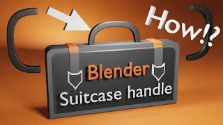 Suitcase Handle in Blender for 1 min !?
