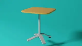Modelling a Cafe Table in Blender 2.8