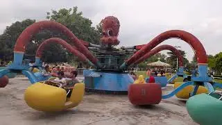 Octopus Riding in Theme Park.