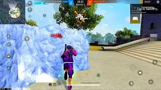 New Jump [ Fly ] Style Gloo Wall + ONETAP Headshot 🌊😳 | Free Fire New Gloo Wall Style !!