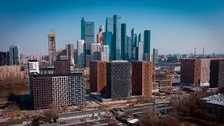 Москва Сити. Фили. Апрель 2021