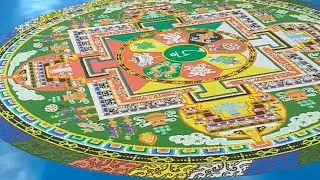 Открытие песочной мандалы Тары 30.12.2021г.