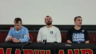 Johns Hopkins Lacrosse - Peter Milliman after win at Maryland
