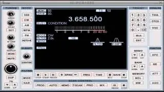 3 658,50 MHz Single Letter Beacon   V