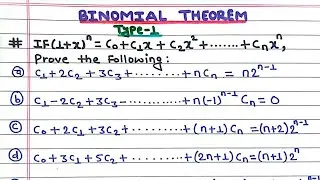 Binomial Theorem class -12 || Part-2 || Basic math solution || Old is gold solution || NEB Class-12
