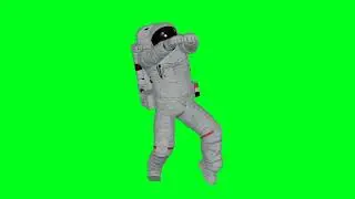 Astronaut green screen