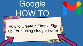 Quick and simple sign up form using Google Forms