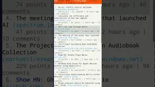 Get Hacker News IN YOUR TERMINAL 👩‍💻 