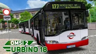 OMSI 2: Im Gelenkbus Solaris URBINO 18 II durch Ruhrau V2 | OMSI 2 URBINO STADTBUSFAMILIE #2