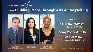 #SundaysWithVerna Todd Shuster and Maya Soetoro talk peacebuilding through the arts.