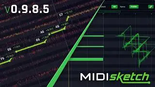 I Redesigned the Piano Roll (MIDISketch v0.9.8.5 DEMO)