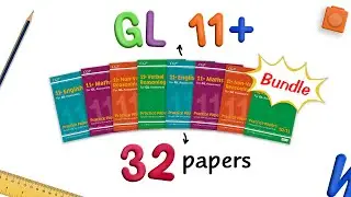 CGP’s impressive 11+ GL Practice Paper Bundle — 32 realistic papers across 8 packs!