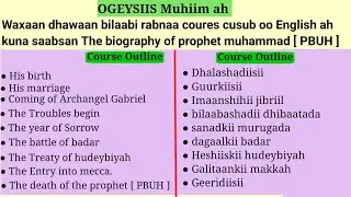 OGEYSIIS Muhiim u ah daawada yaasha waaya arag media.