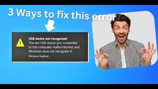 USB Device not recognized